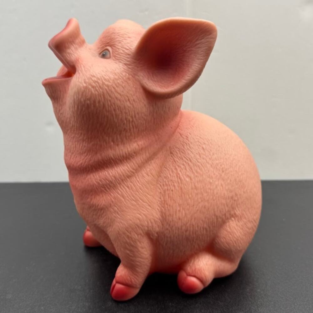 Vintage Plastic Piggy Coin Bank